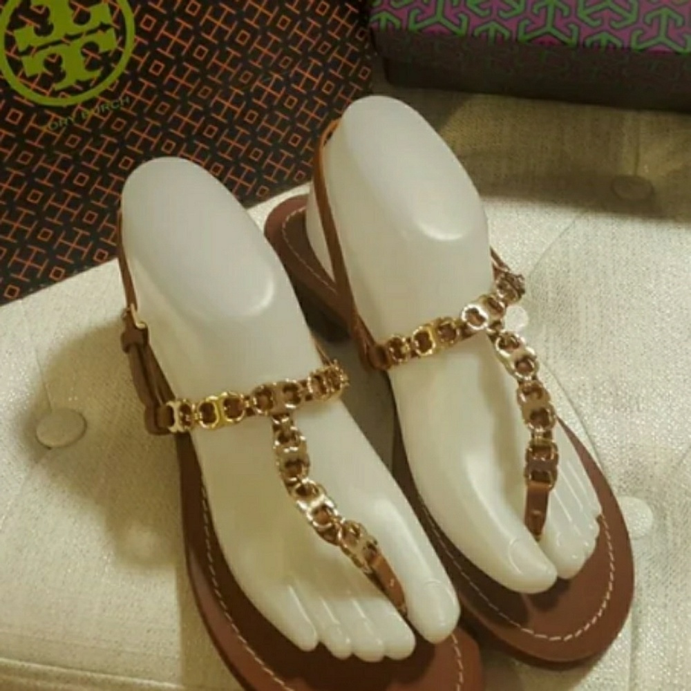 ❌SOLD❌ Tory Burch Gemini T-Strap Sandals